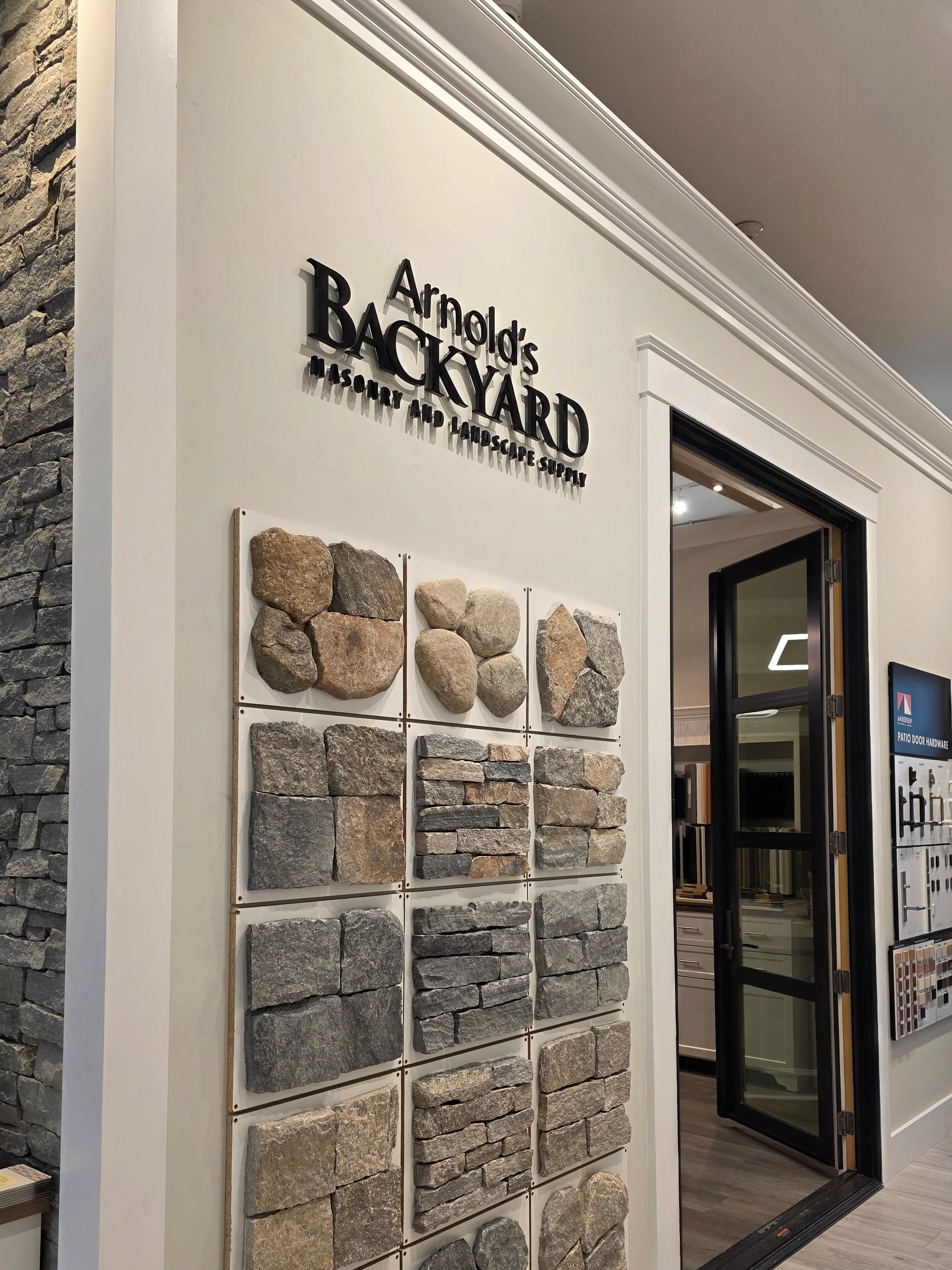 Showroom Branding with Custom Dimensional Letters for Arnold Lumber