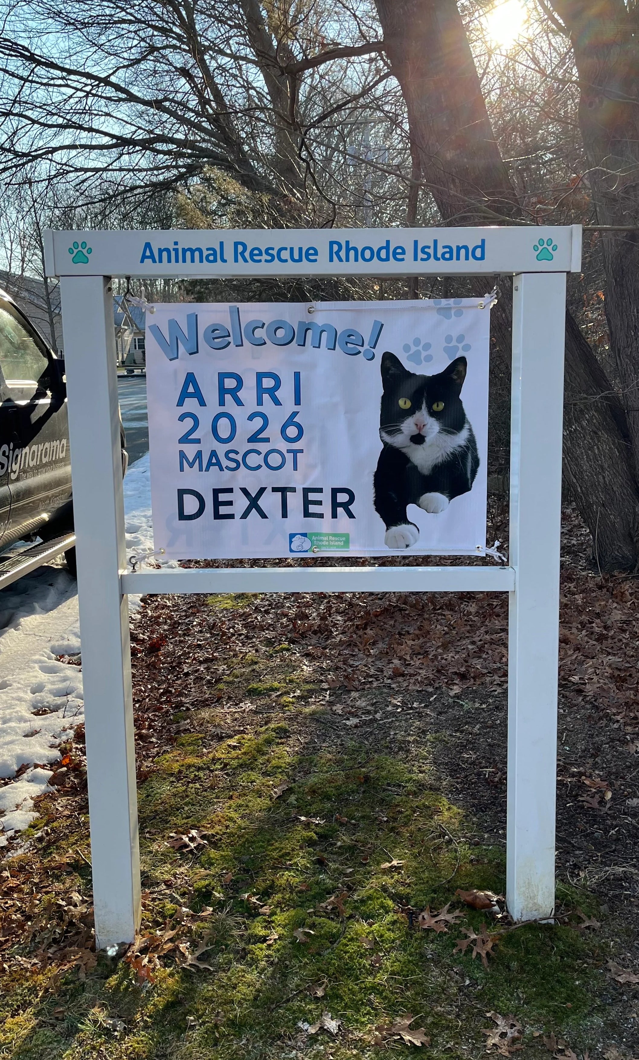 Annual Banner Replacement for Animal Rescue Rhode Island