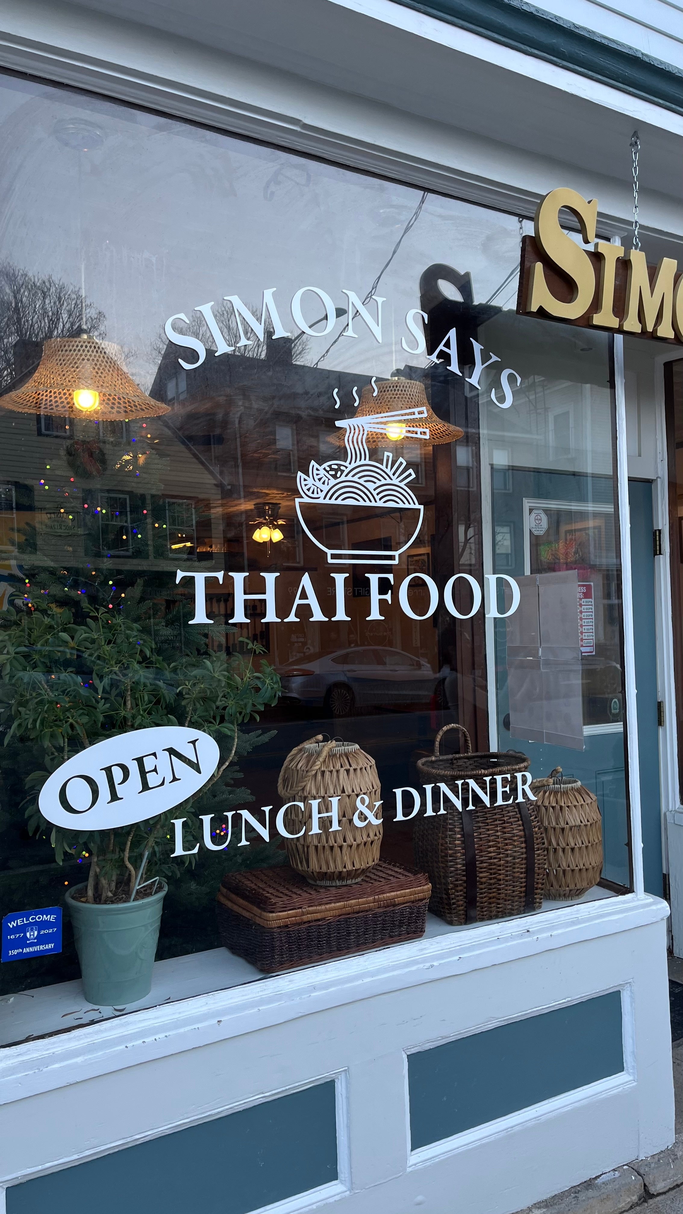 Custom Window Graphics for Simon Says in East Greenwich