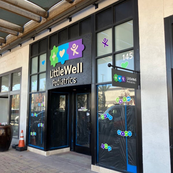 LittleWell Pediatrics Storefront Signage