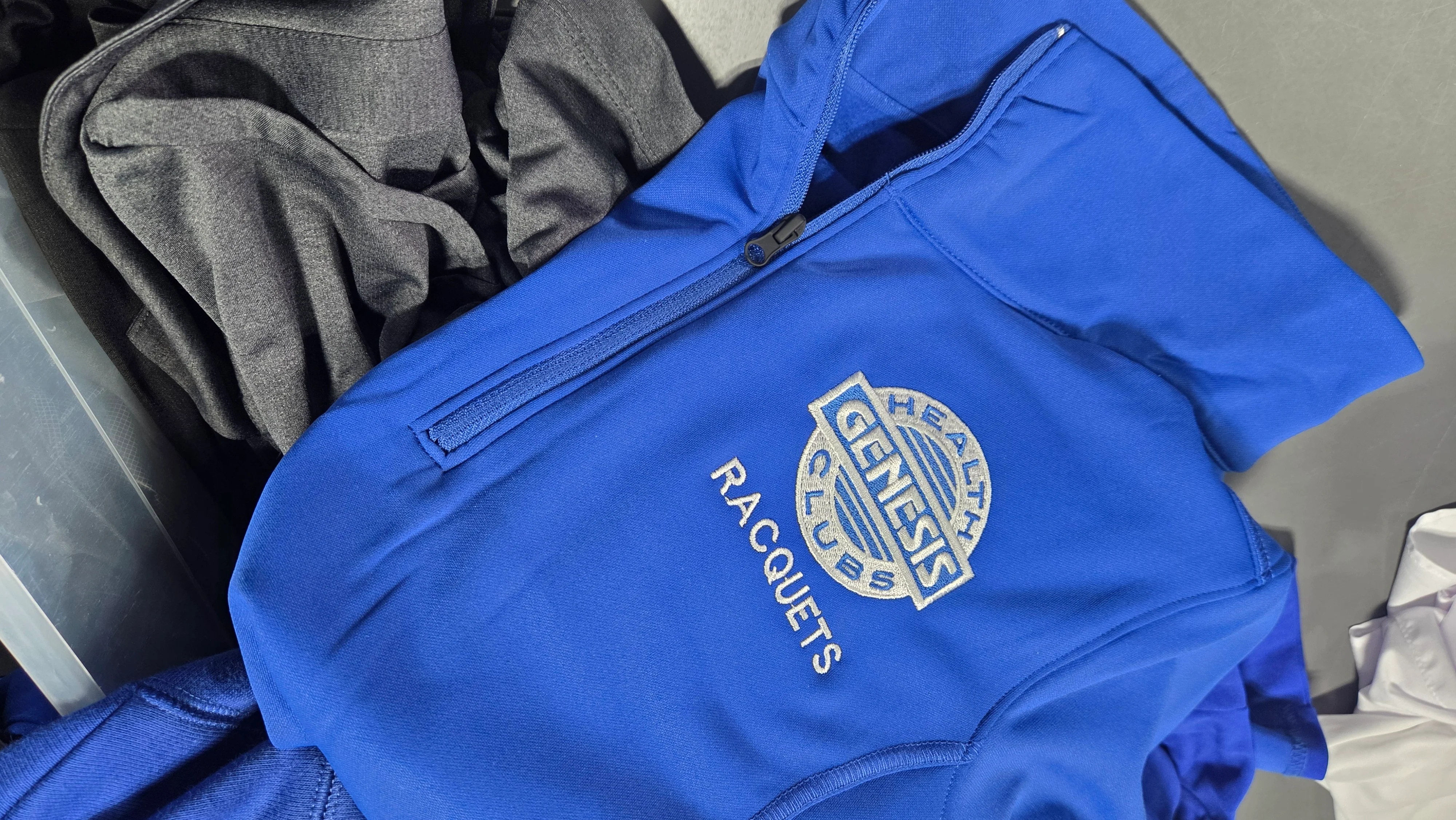 Genesis Health Clubs Branded Quarter-Zip Pullovers