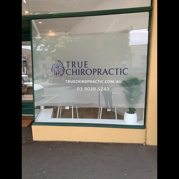 Shop Signage - True Chiropractic - Heidelberg VIC.