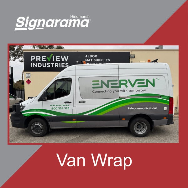 Recent Van Wrap Project for Enerven