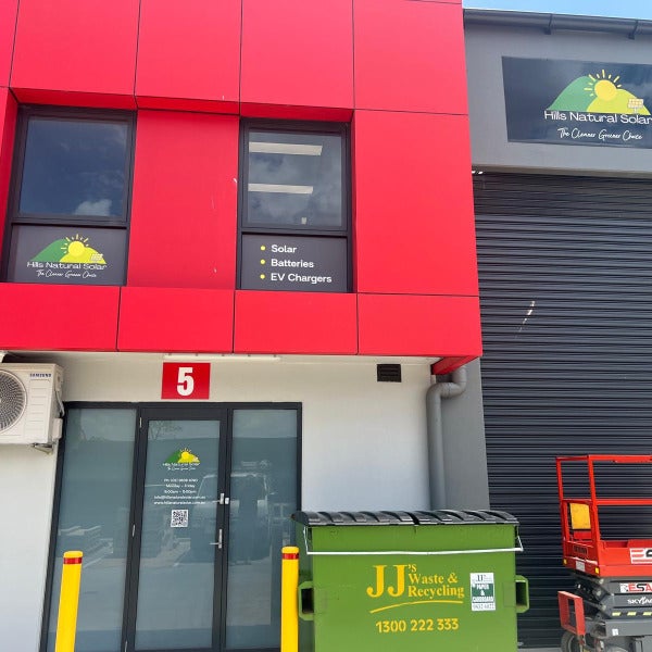 A Bright New Look for Hills Natural Solar with Custom Signage