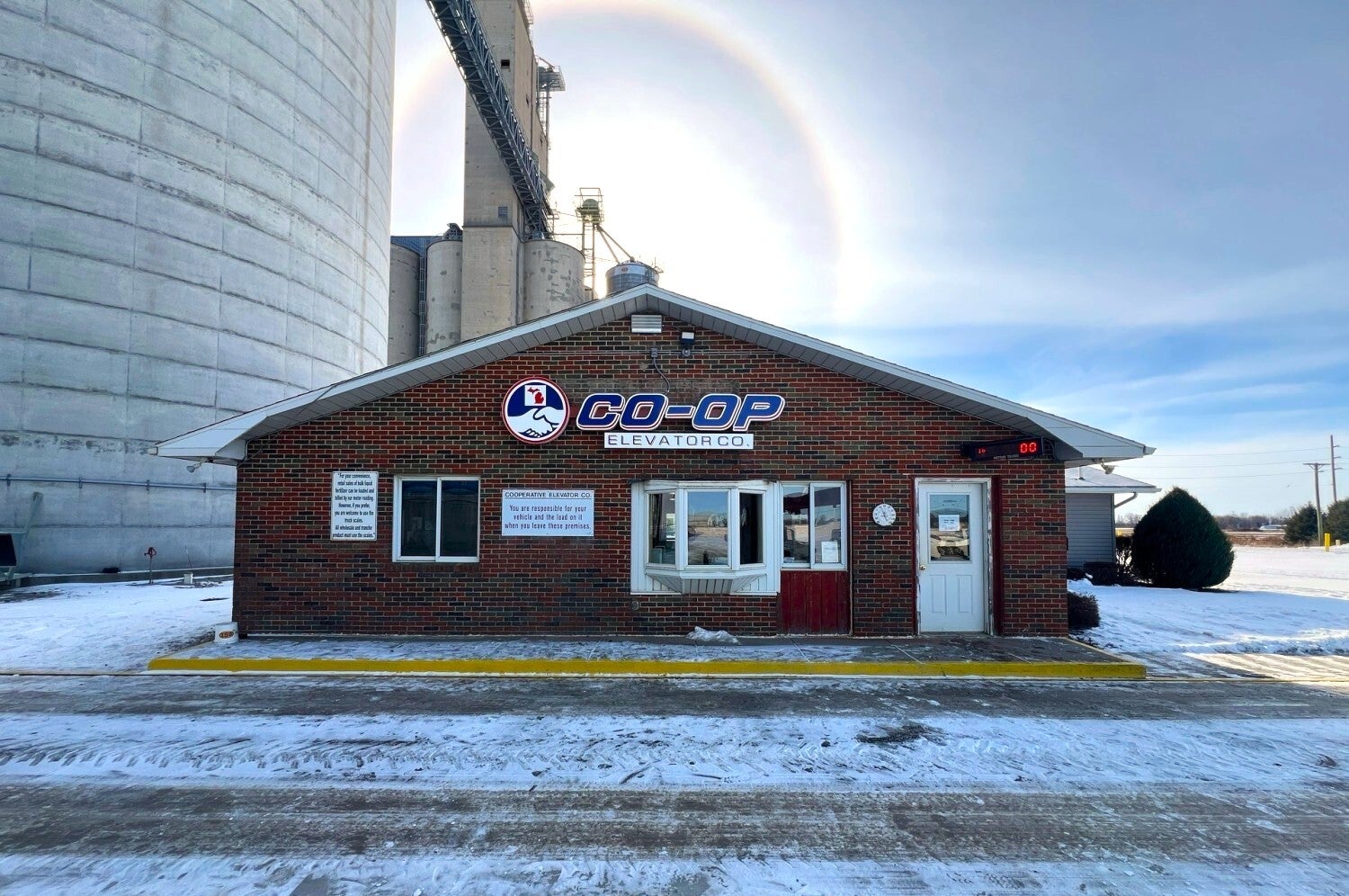 Cooperative Elevator Co Facility Signage