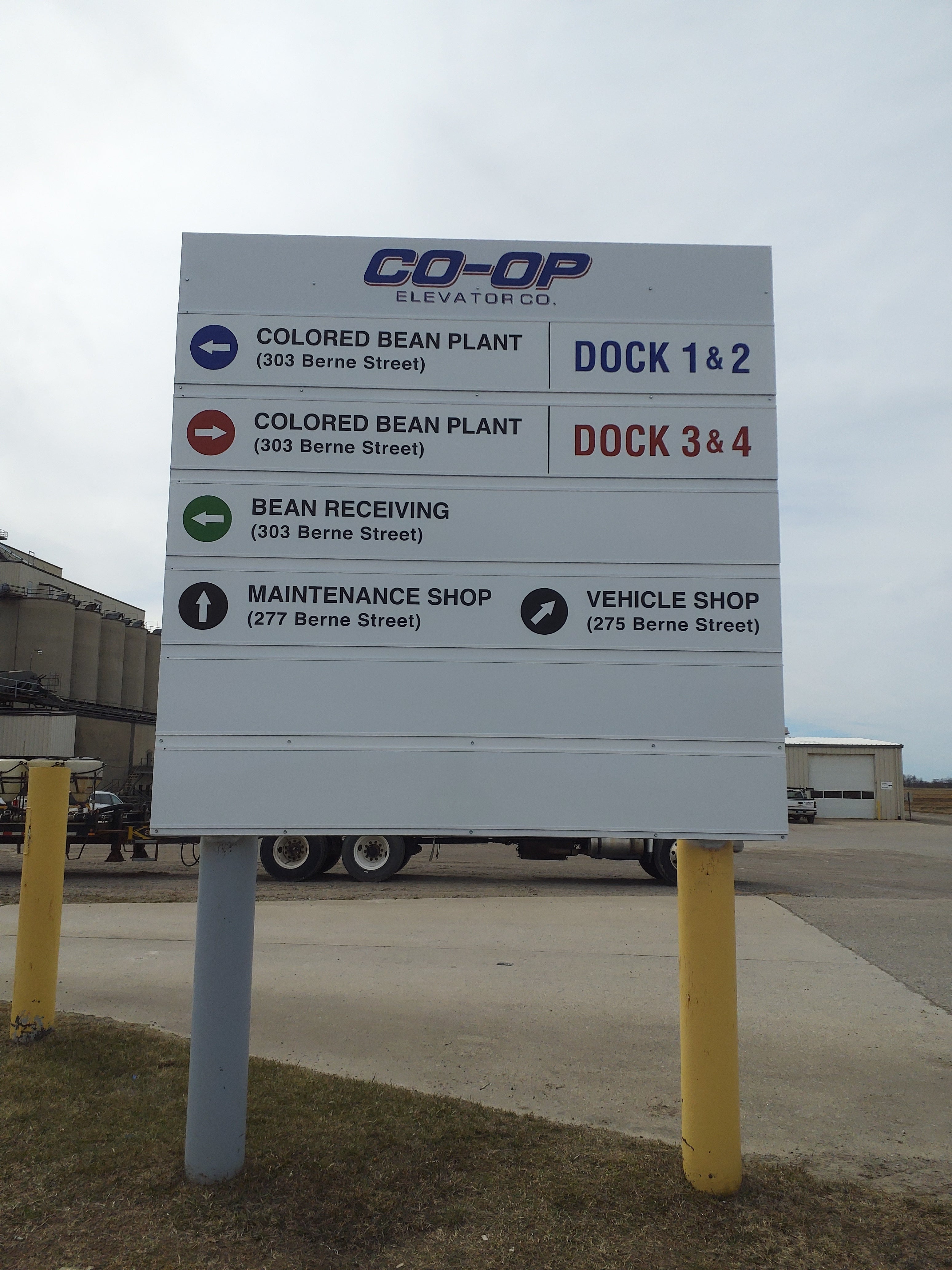 Cooperative Elevator Co Facility Signage