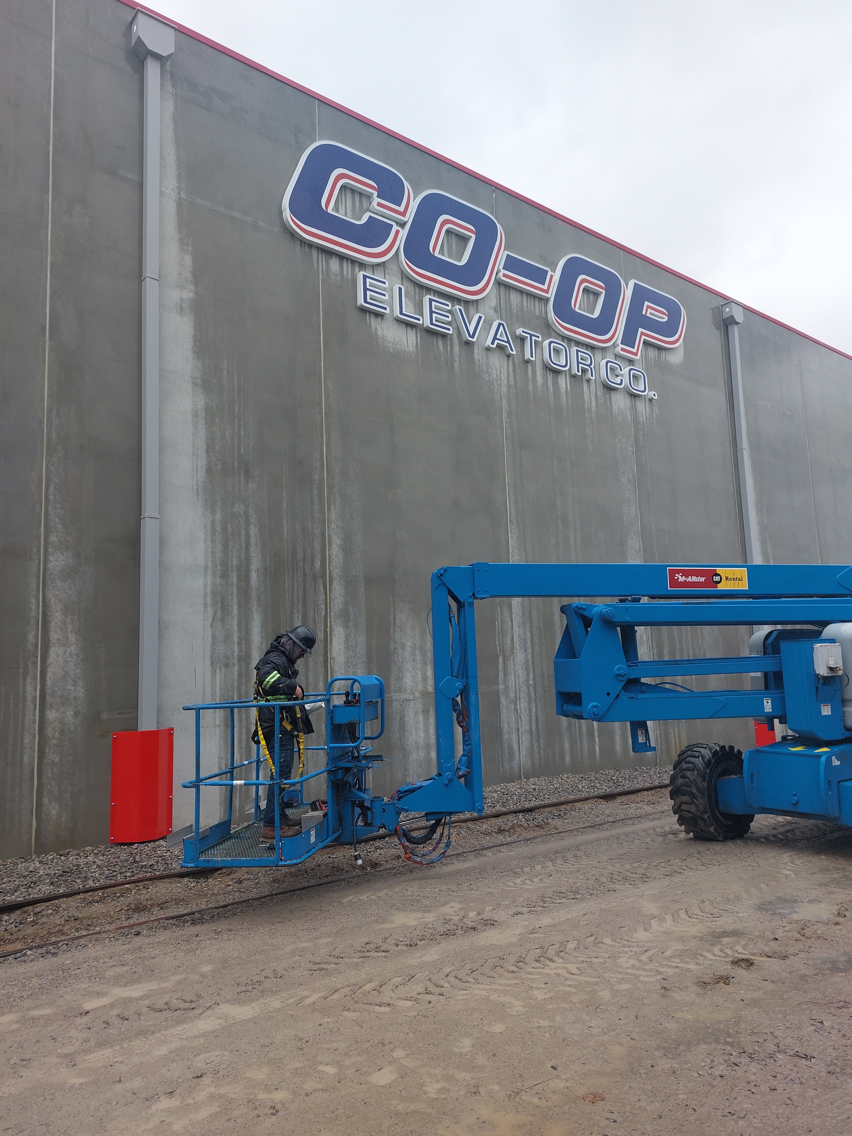 Cooperative Elevator Co Facility Signage