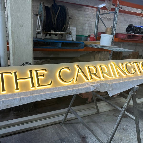 Side Lit 3D Lettering for the Carrington | Signarama Penrith
