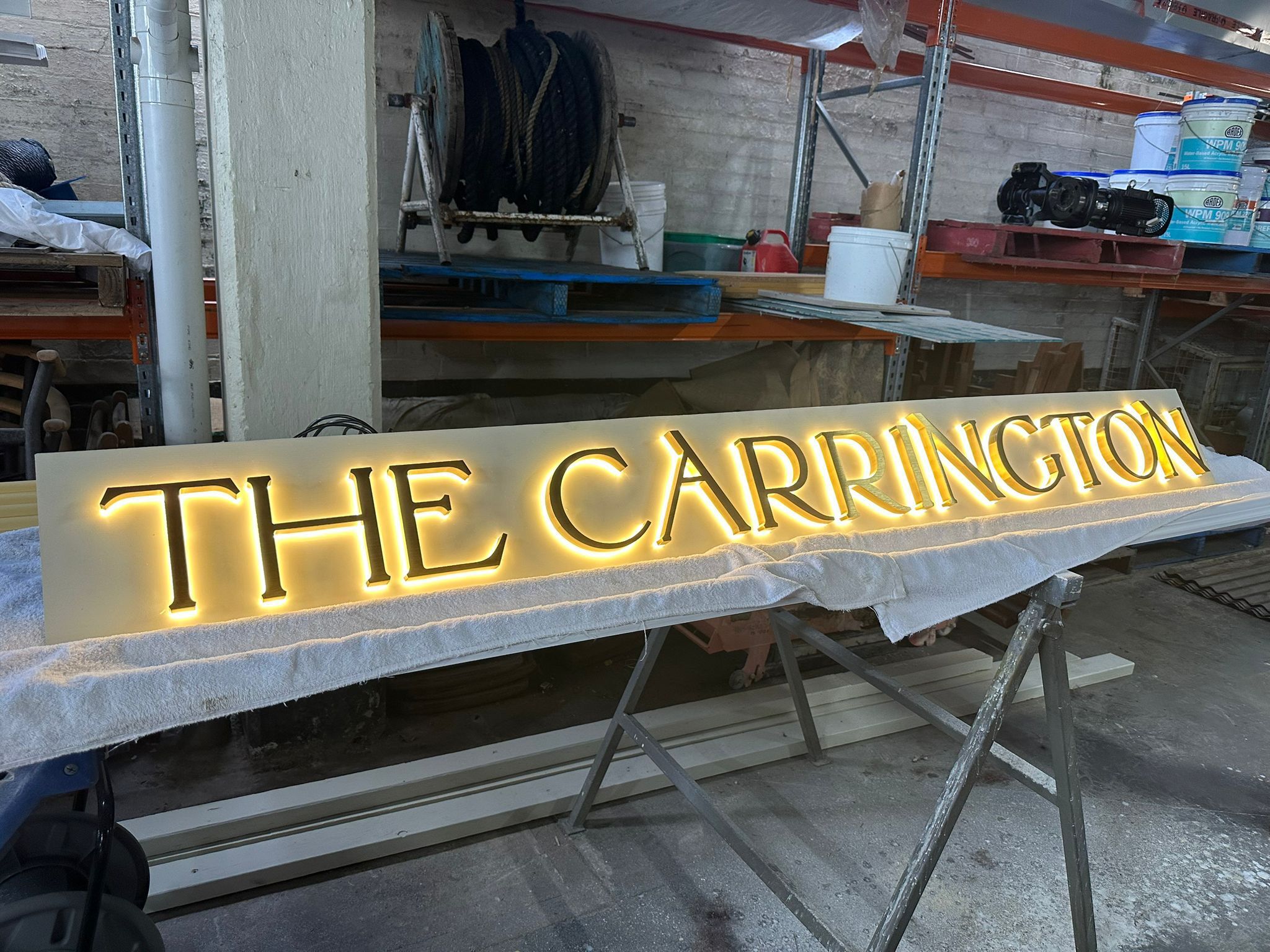 Side Lit 3D Lettering for the Carrington | Signarama Penrith