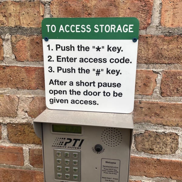 U-Stor-It Melrose Close up Access Storage Sign