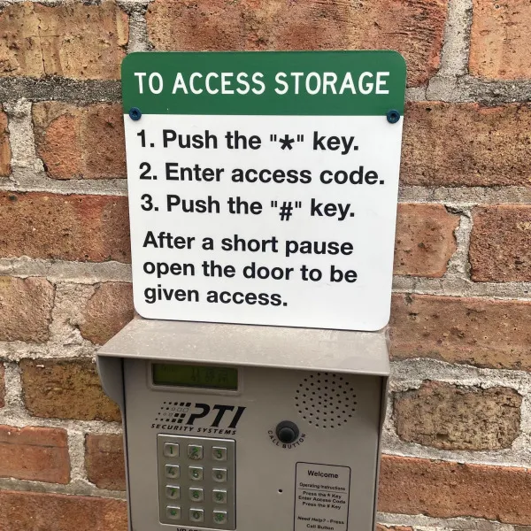 U-Stor-It Melrose Close up Access Storage Sign