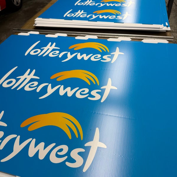 Lotterywest Roster & Bollard Signage