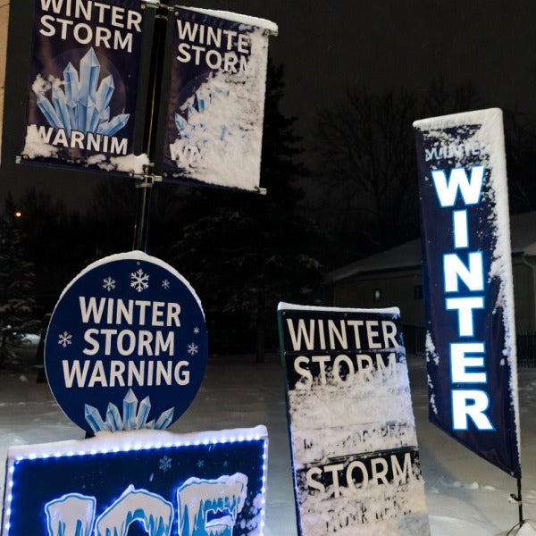 Winter Storm Alert: Make Your Business Storm-Ready with Durable Signs!