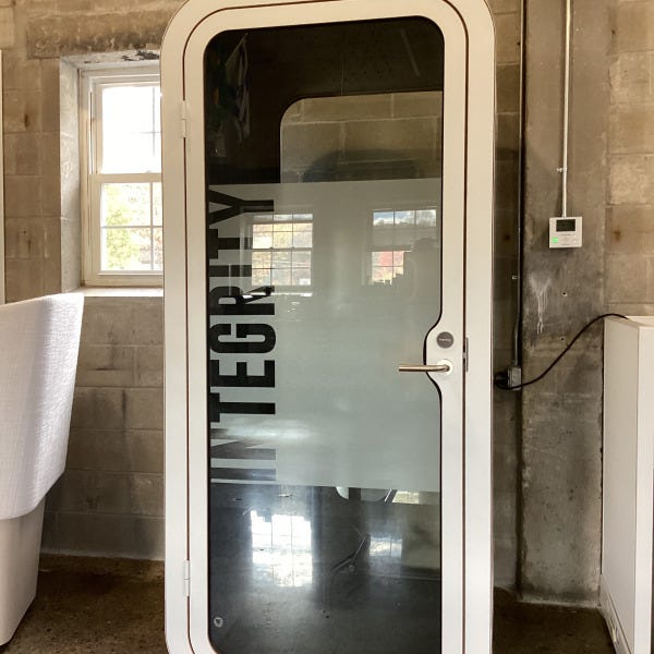 frosted glass phone booth Ashland MA