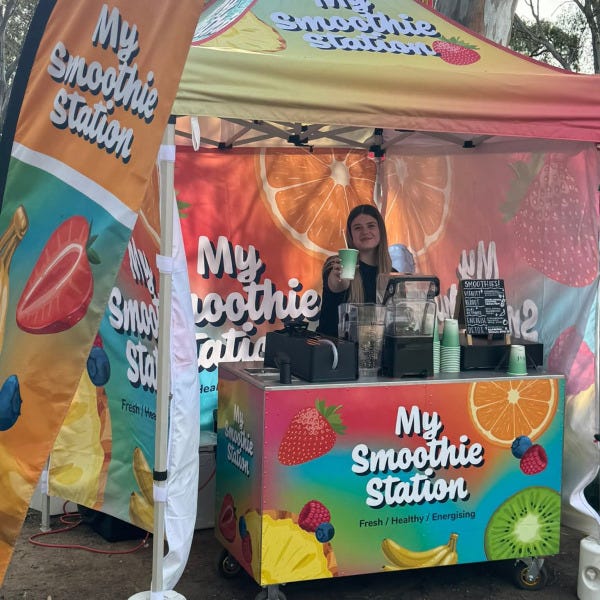 My Smoothie Station Marquee_Echuca Moama Signarama