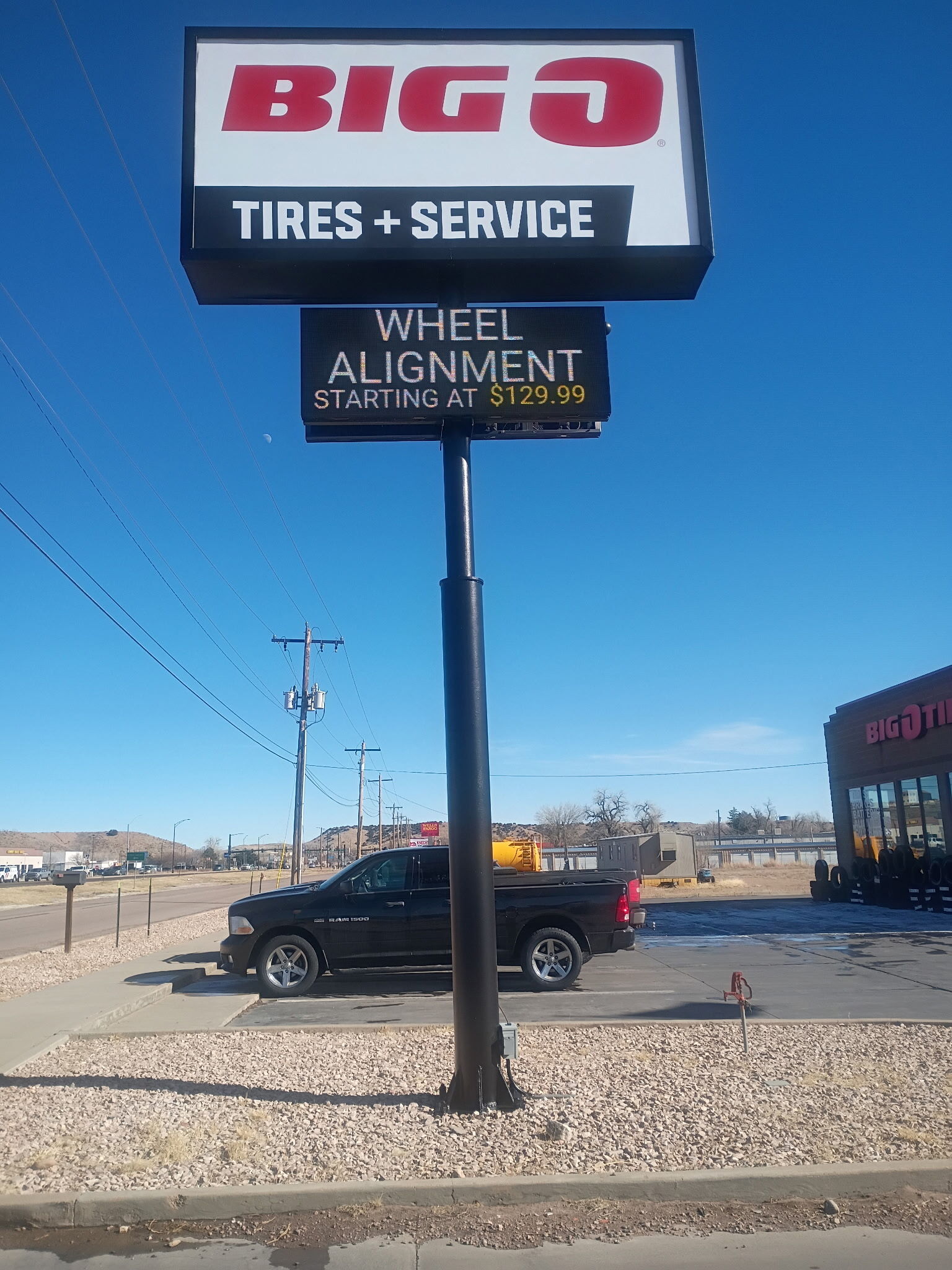 Revitalizing Big O Tires Canon City with Pylon Sign Faces