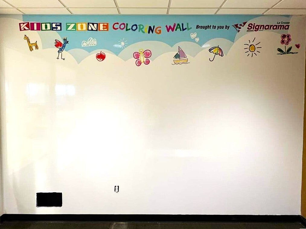 There are endless possibilities when using dry erase laminate! WI