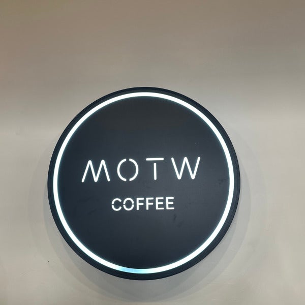 Indoor LED Signs and Window Graphics for MOTW Coffee & Pastries