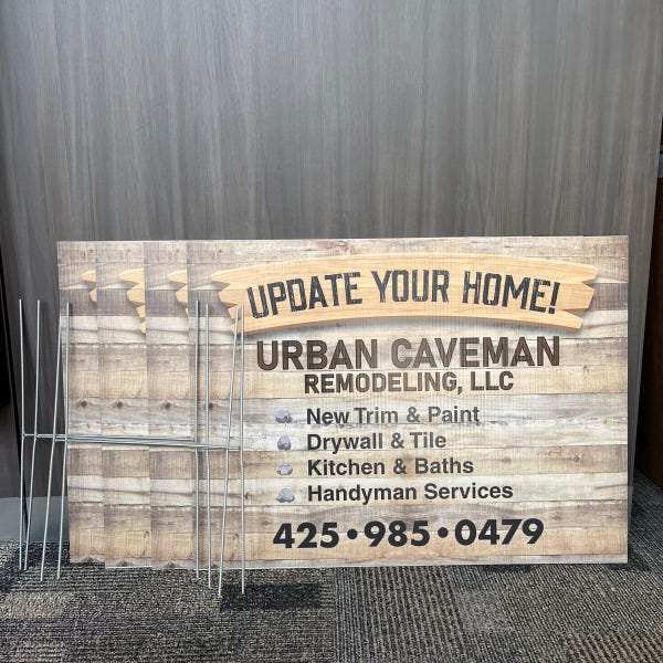 Corrugated Plastic Coroplast Yard Sign