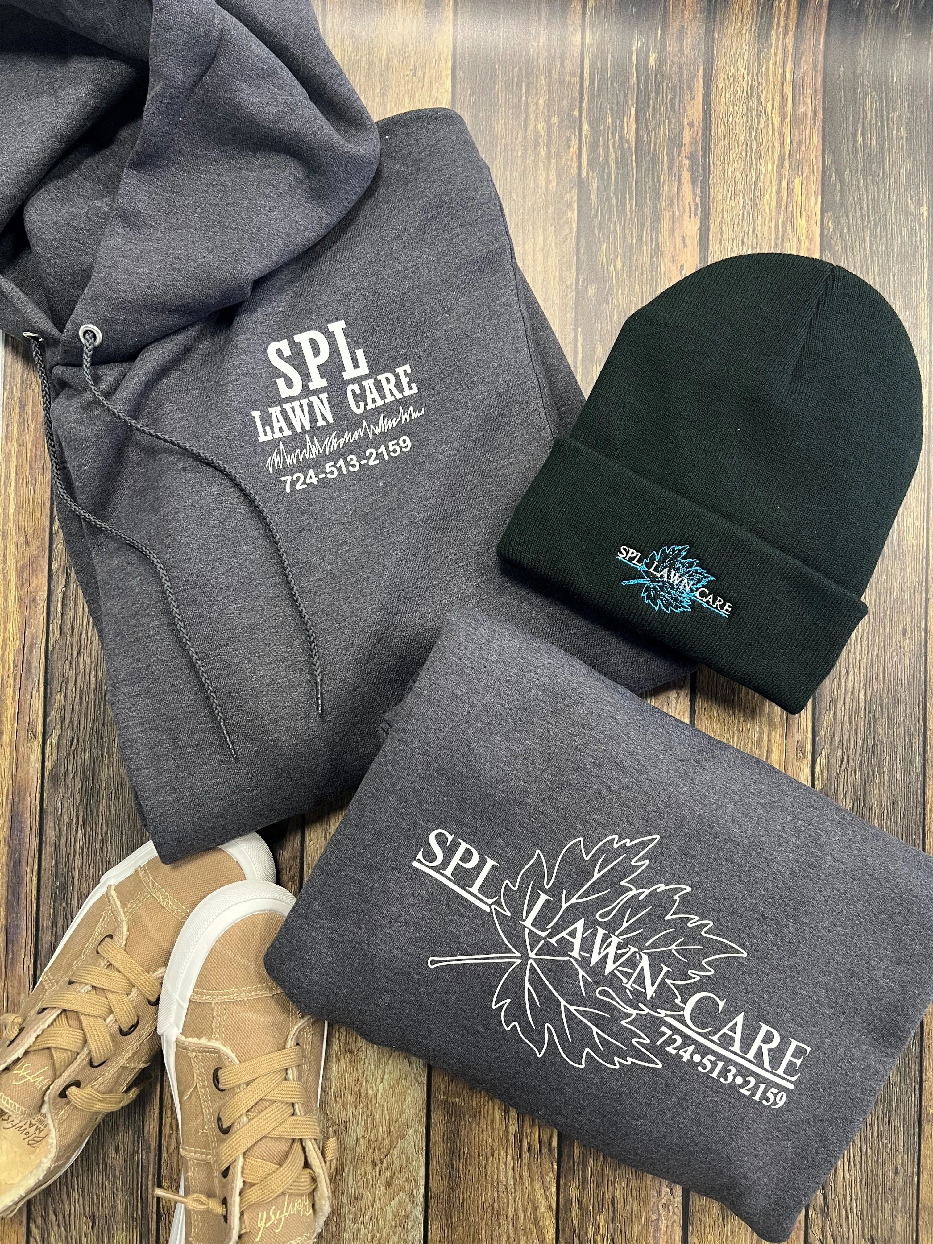 SPL Lawn Care Branded Hoodies & Beanies