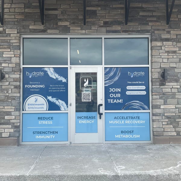 Hydrate IV Storefront