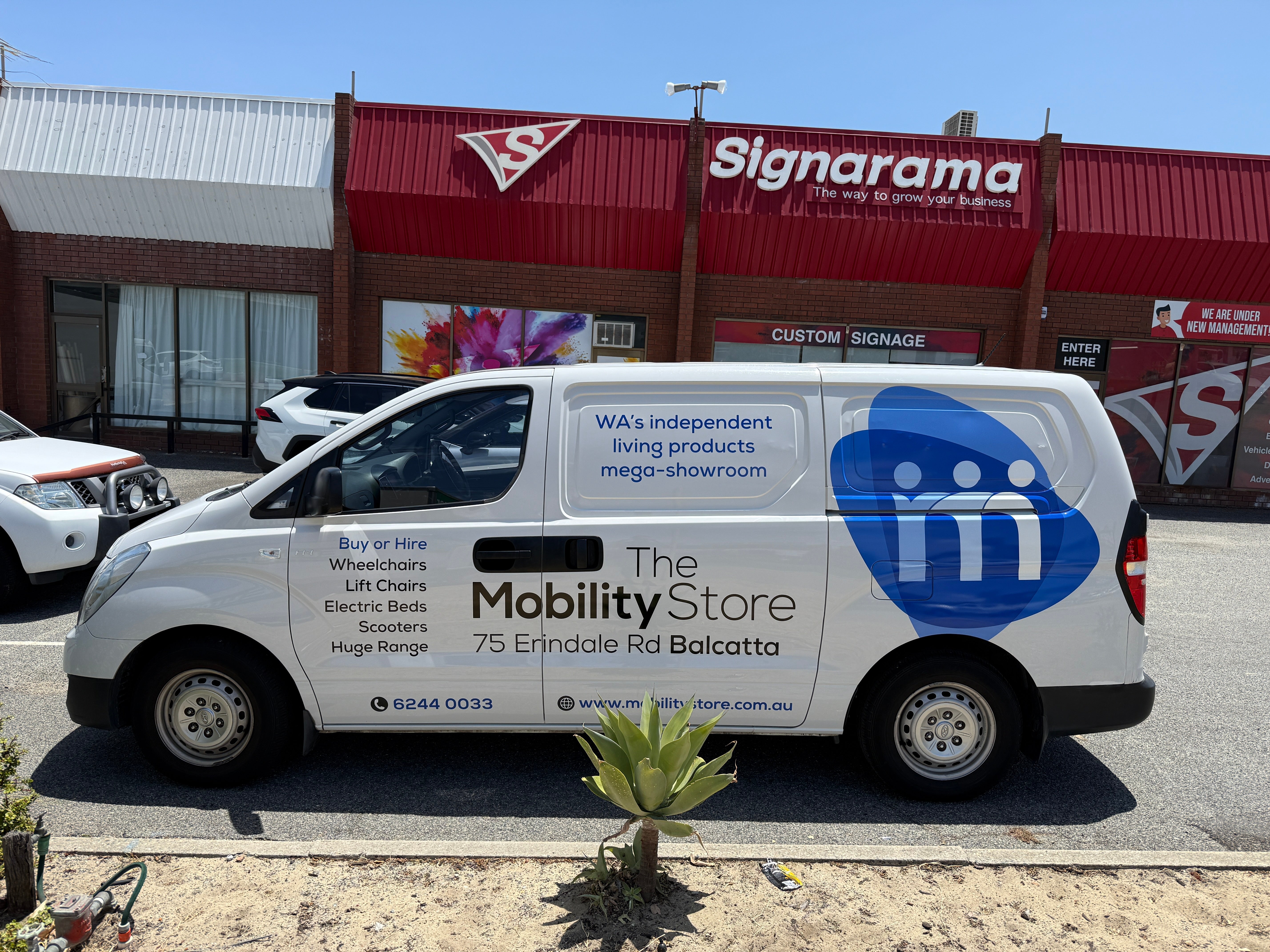 The Mobility Store Van Signage Project