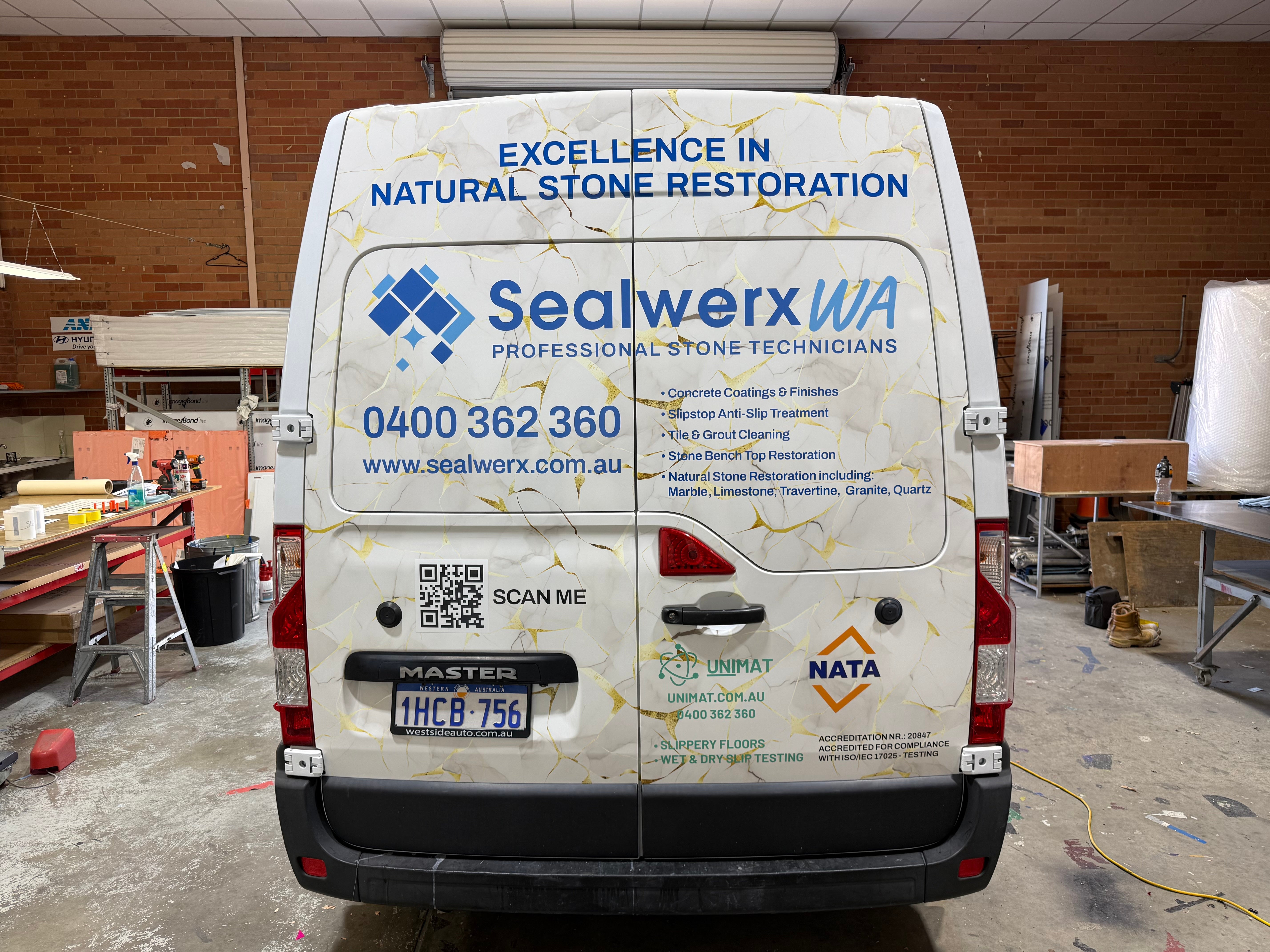 Fresh Fleet Branding: Sealwerx WA Van Signage Complete