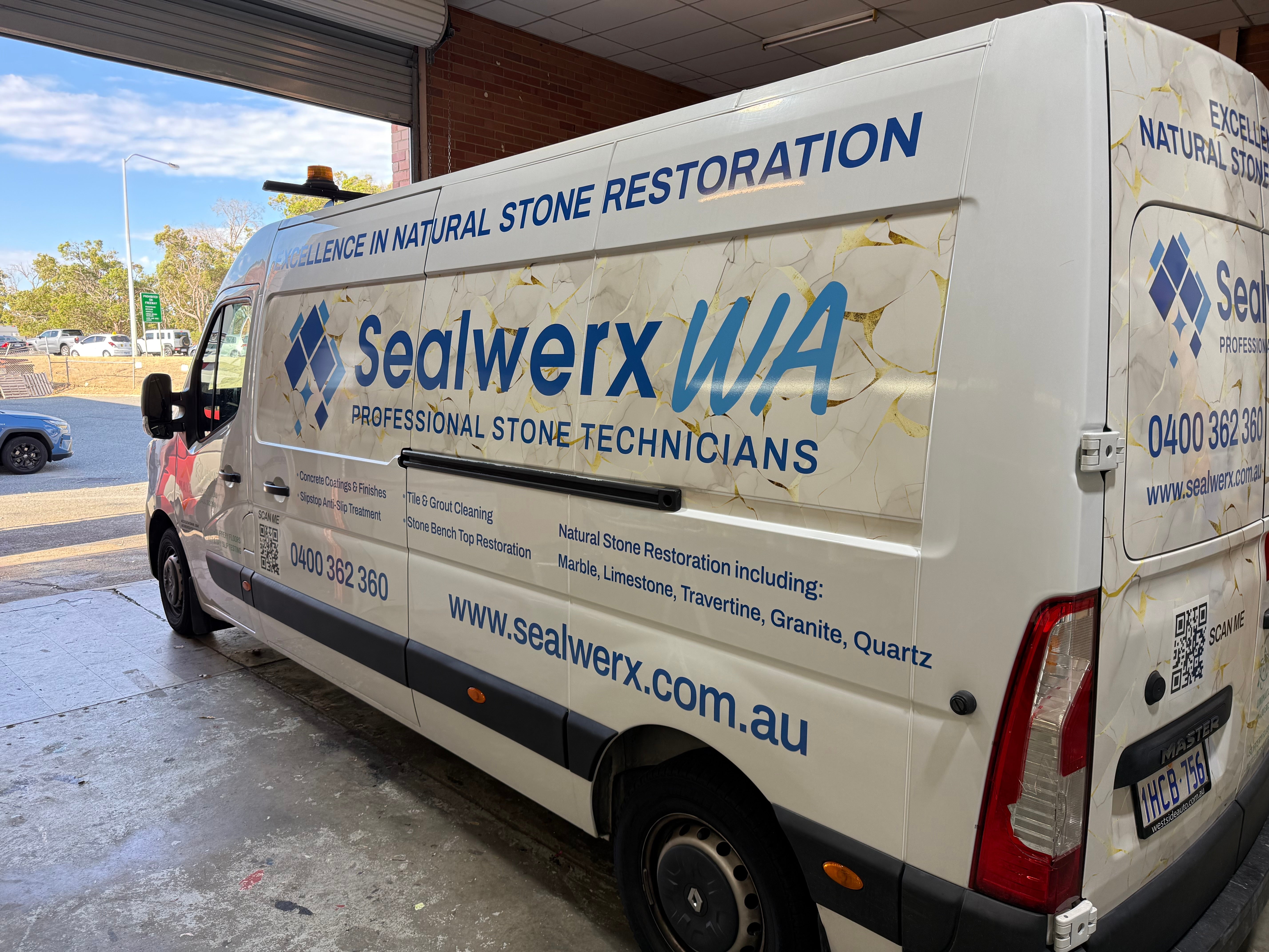 Fresh Fleet Branding: Sealwerx WA Van Signage Complete