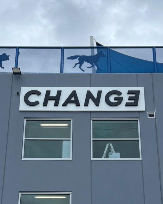 Backlit 3D Letter Sign Brings CHANGE Gym to Life in Rouse Hill