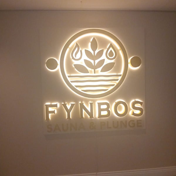 Illuminated Fabricated Reception Signage