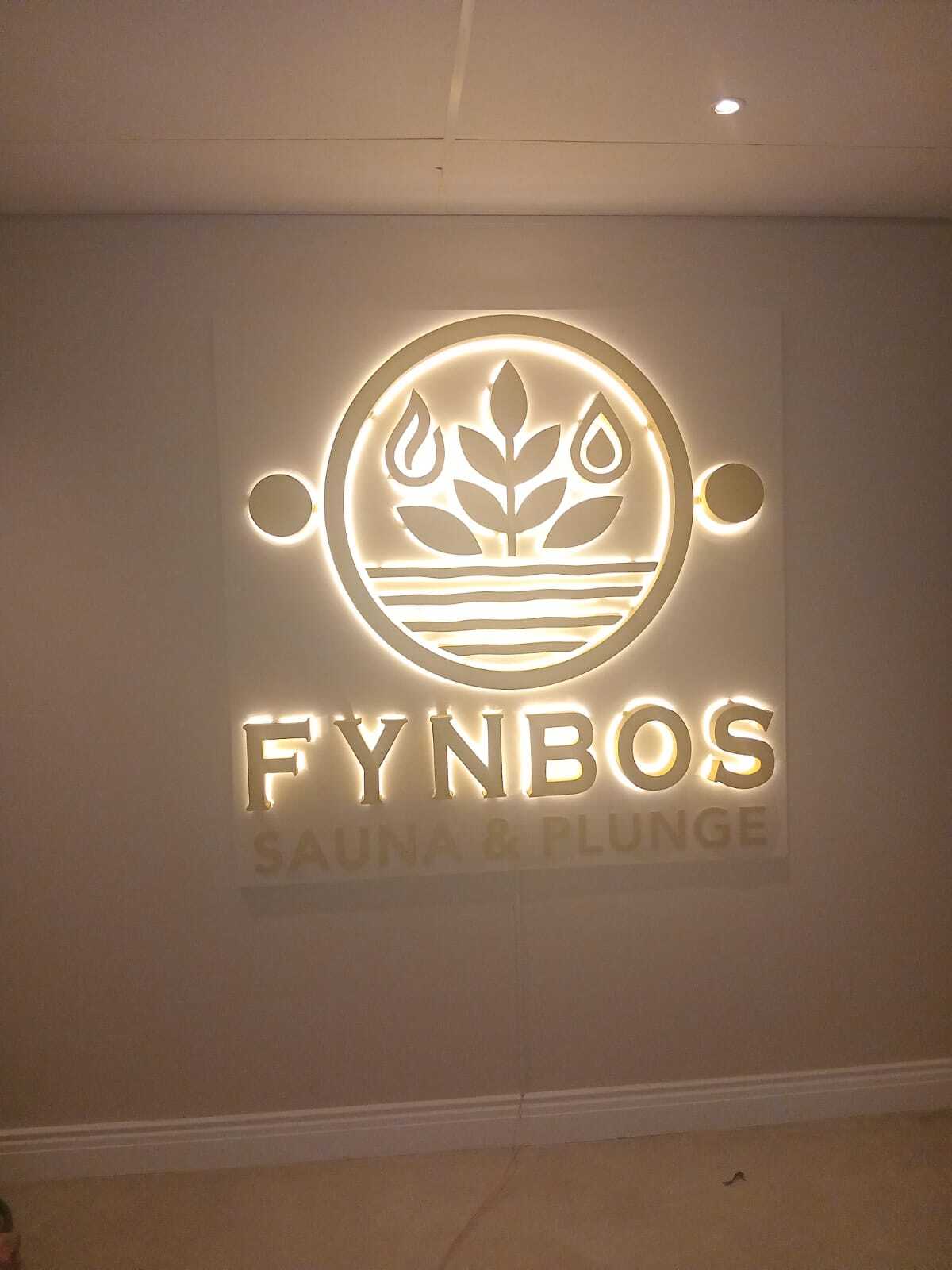 Illuminated Fabricated Reception Signage
