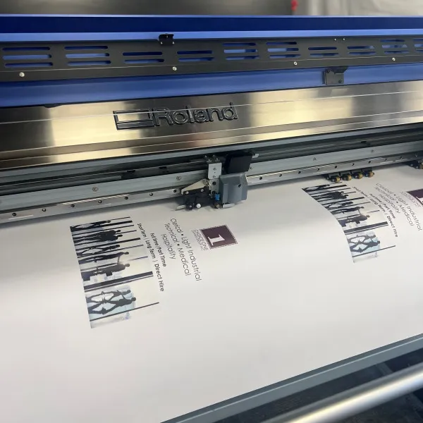 Wide Format Vinyl Print Indoor Sign