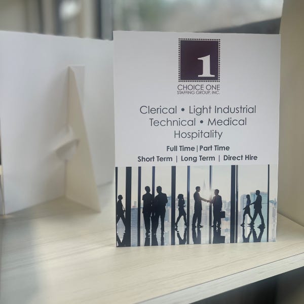 Wide Format Vinyl Print Indoor Sign