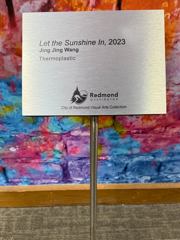 Honoring Local Art with Custom Signage in Redmond, WA