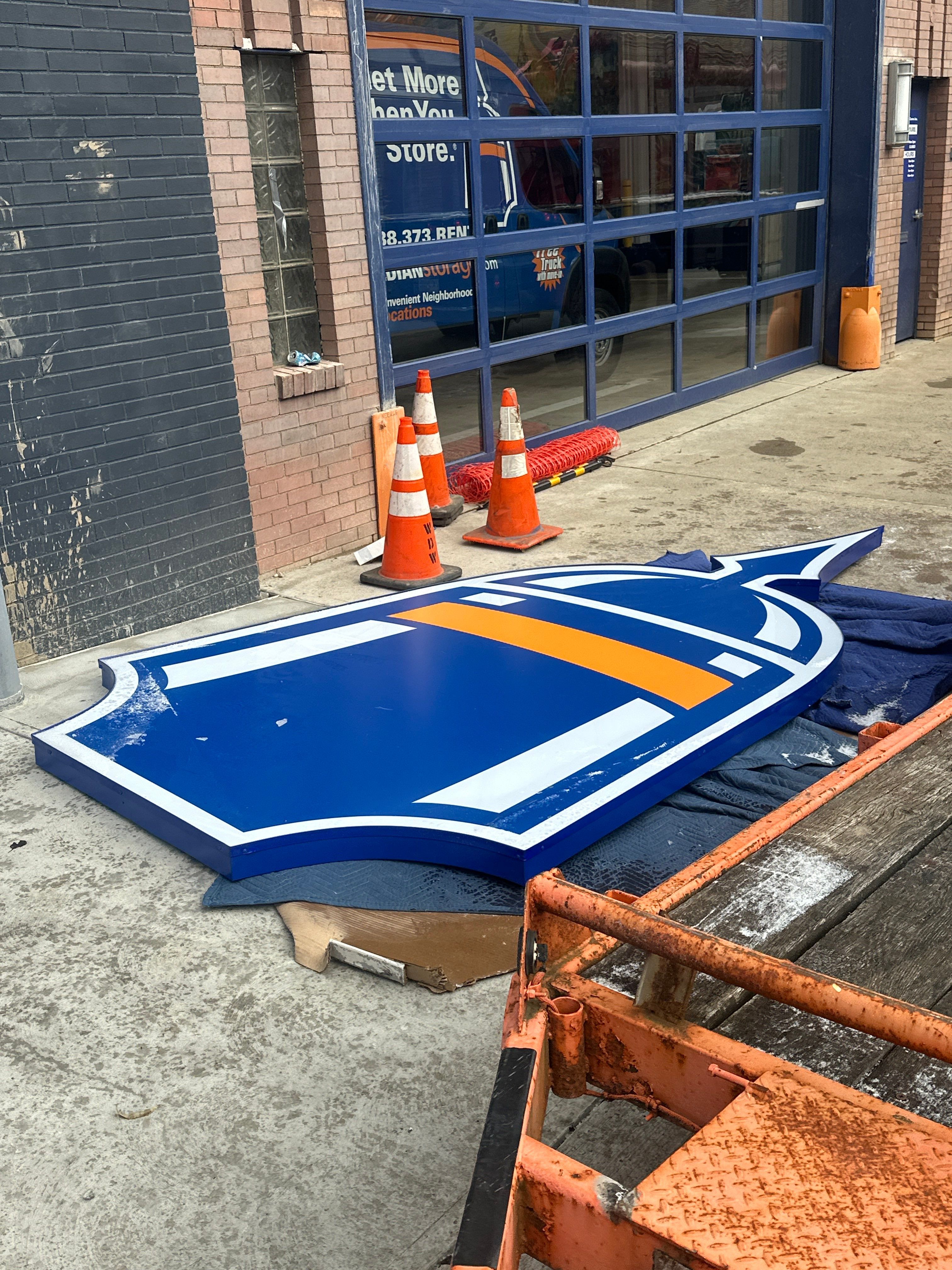 Custom Internally - Illuminated Signage - Guardian Storage- Shadyside /Pittsburgh