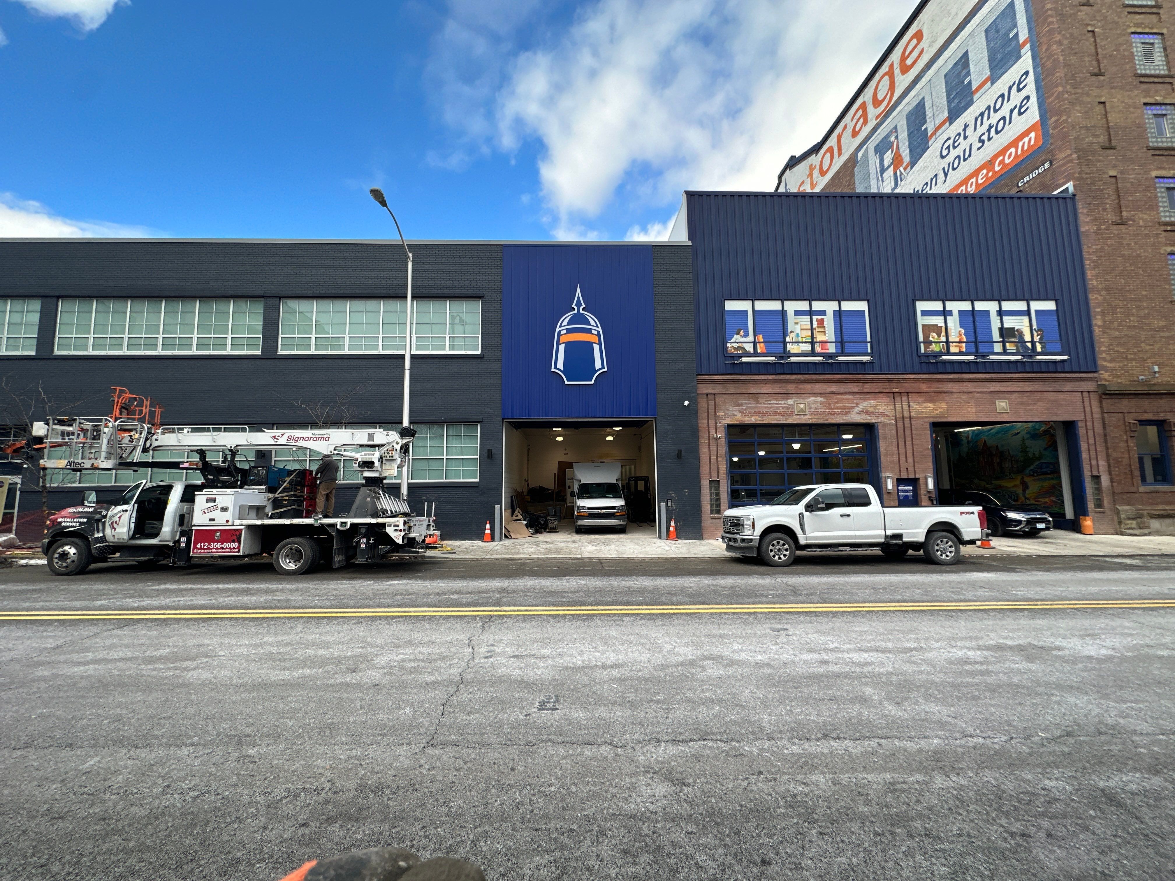 Custom Internally - Illuminated Signage - Guardian Storage- Shadyside /Pittsburgh