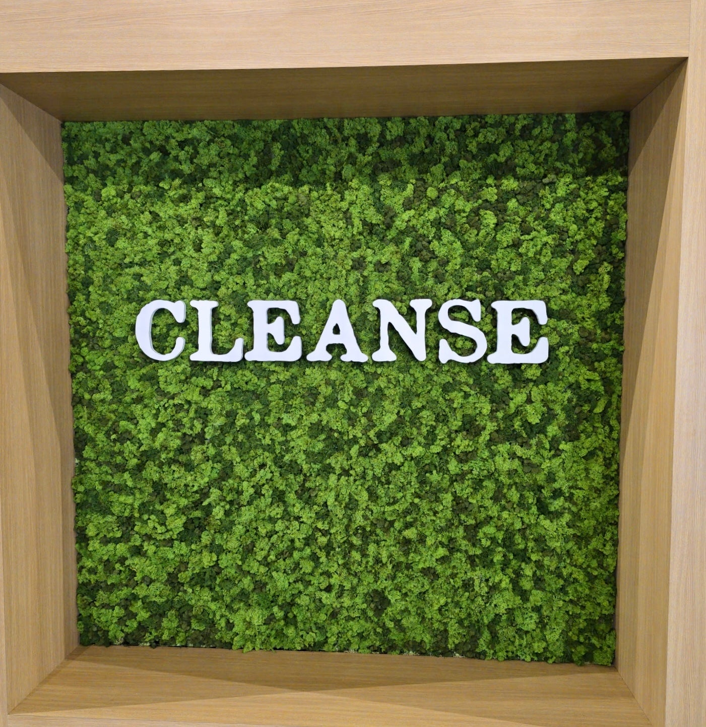 Living Moss Wall with Dimension Lettering and Acrylics done by Signarama North Fort Worth/Keller for Keystone Church