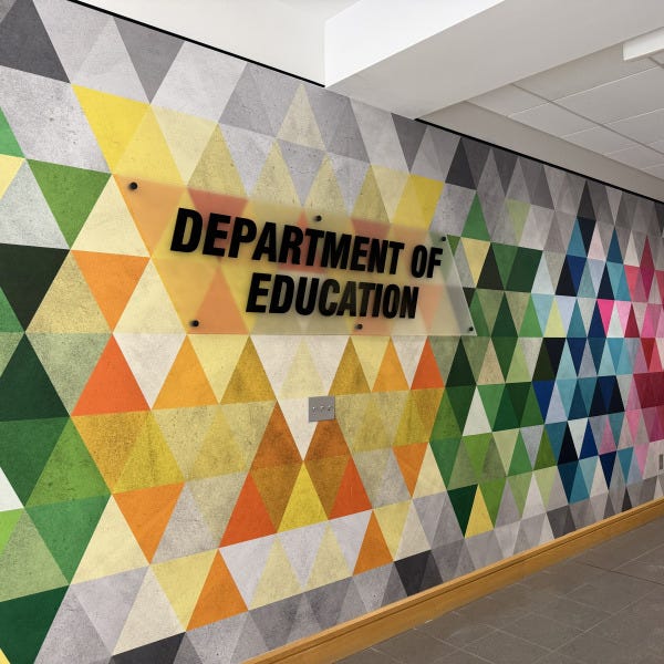 USI - Dimensional Letters Mounted on Frosted