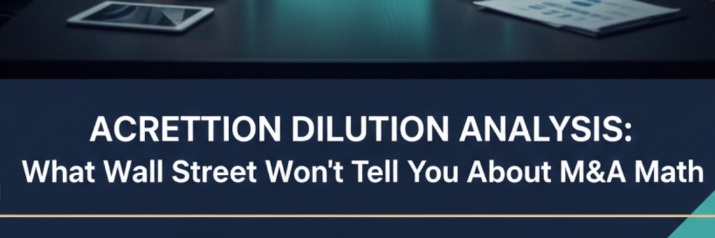 Accretion Dilution Analysis: What Wall Street Won’t Tell You