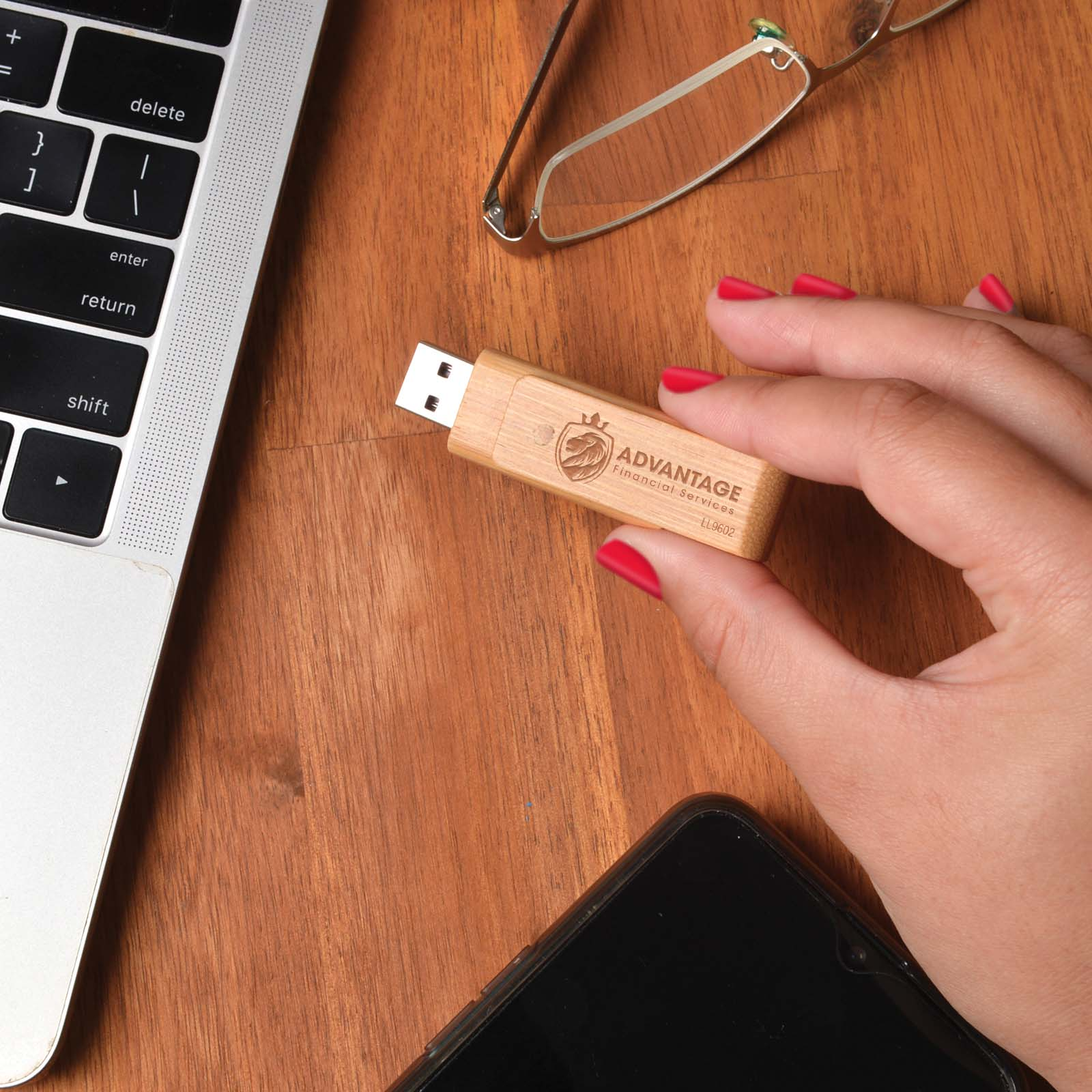 Bamboo USB Flash Drive 4GB