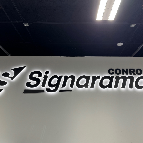 New Back Lit Reception Area Signage