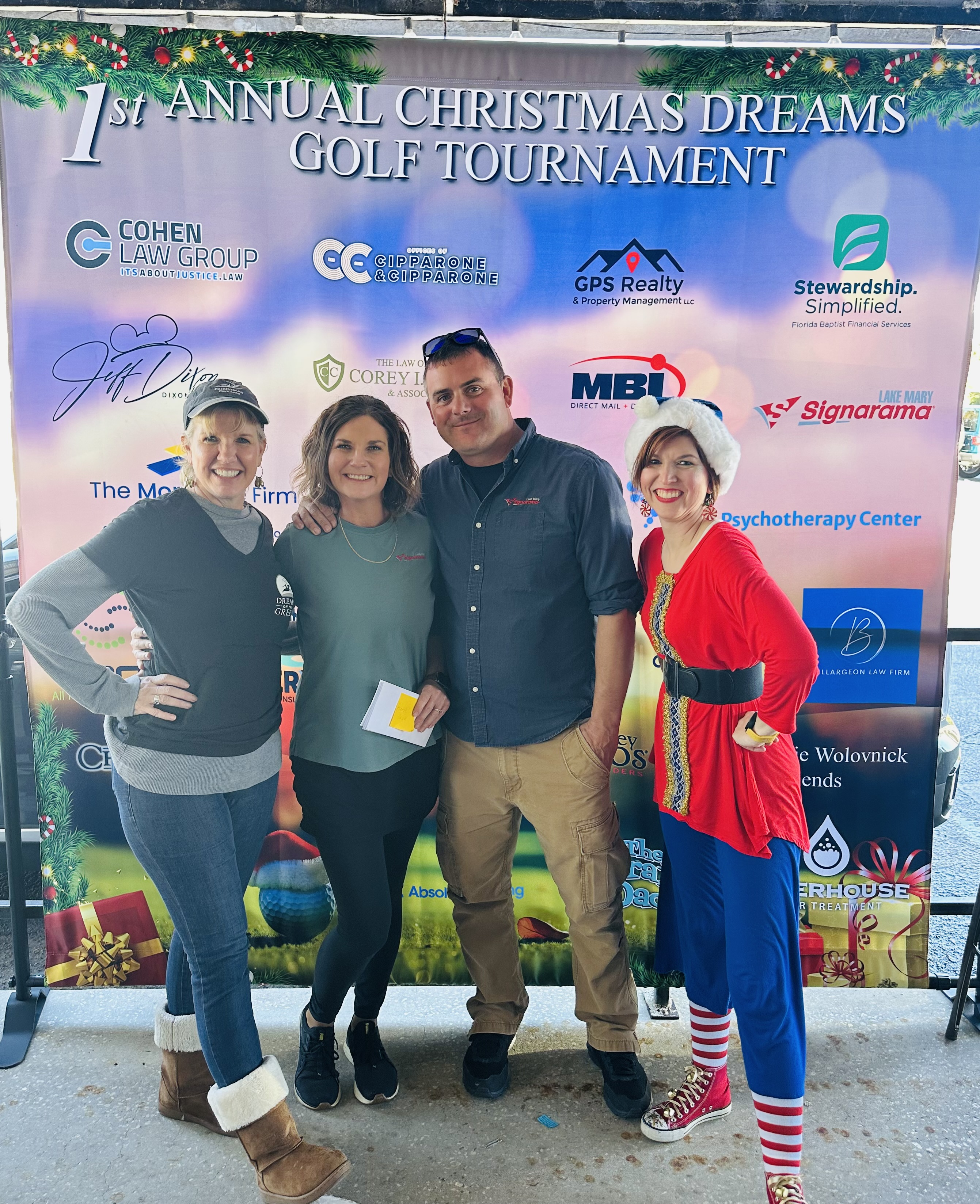 Signarama of Lake Mary Supports Christmas Dreams Charity Golf Tournament