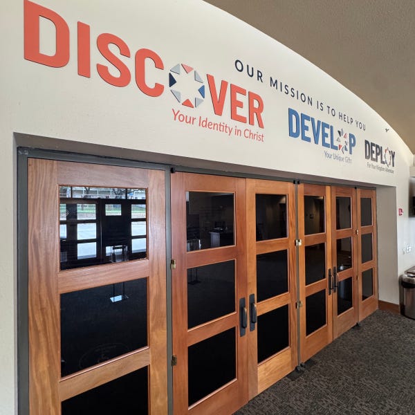 First Baptist Church of Boerne_Wall Graphics_Acrylic_Wall Graphics