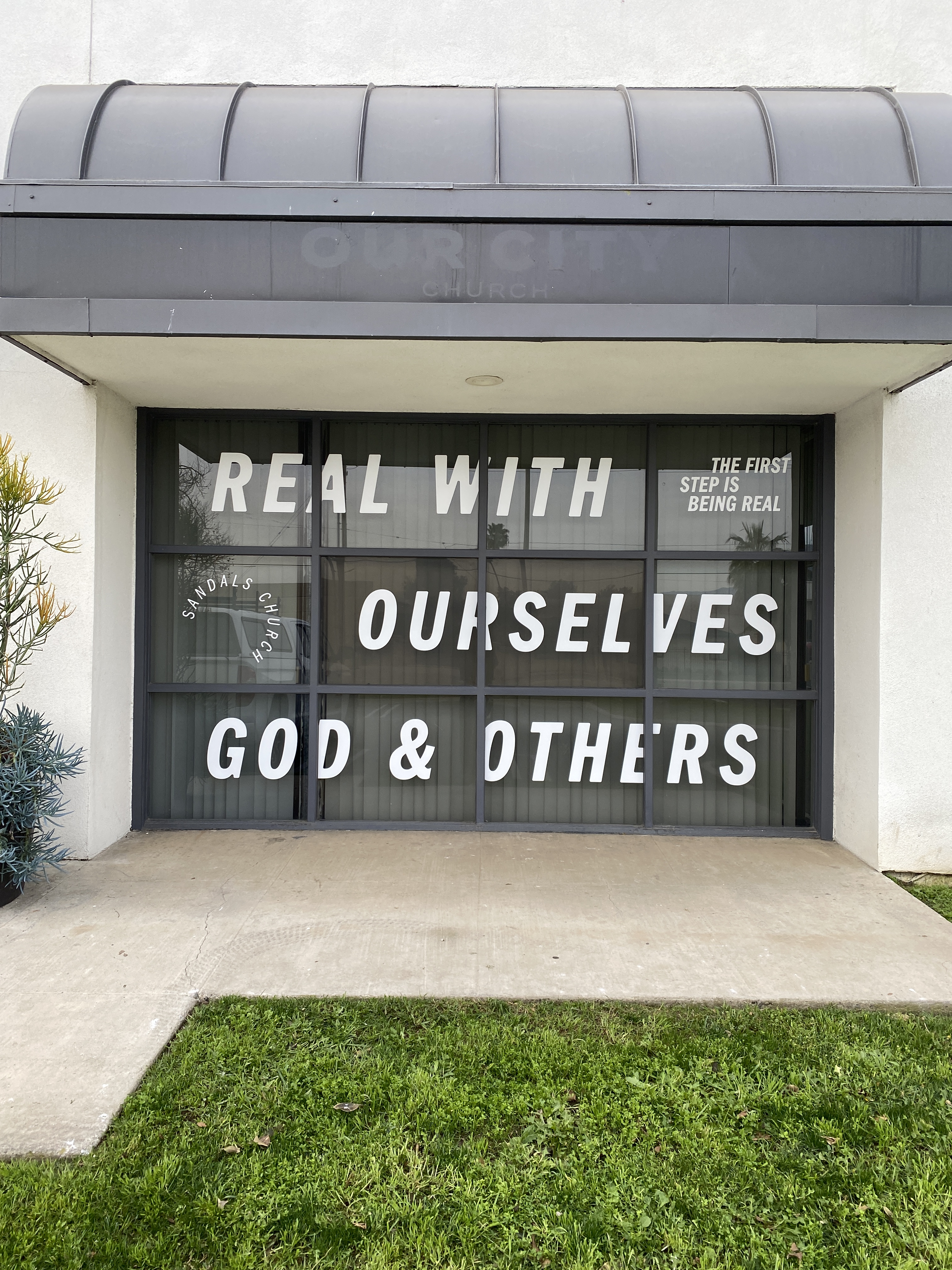 Window Decals for Sandals Church Corona