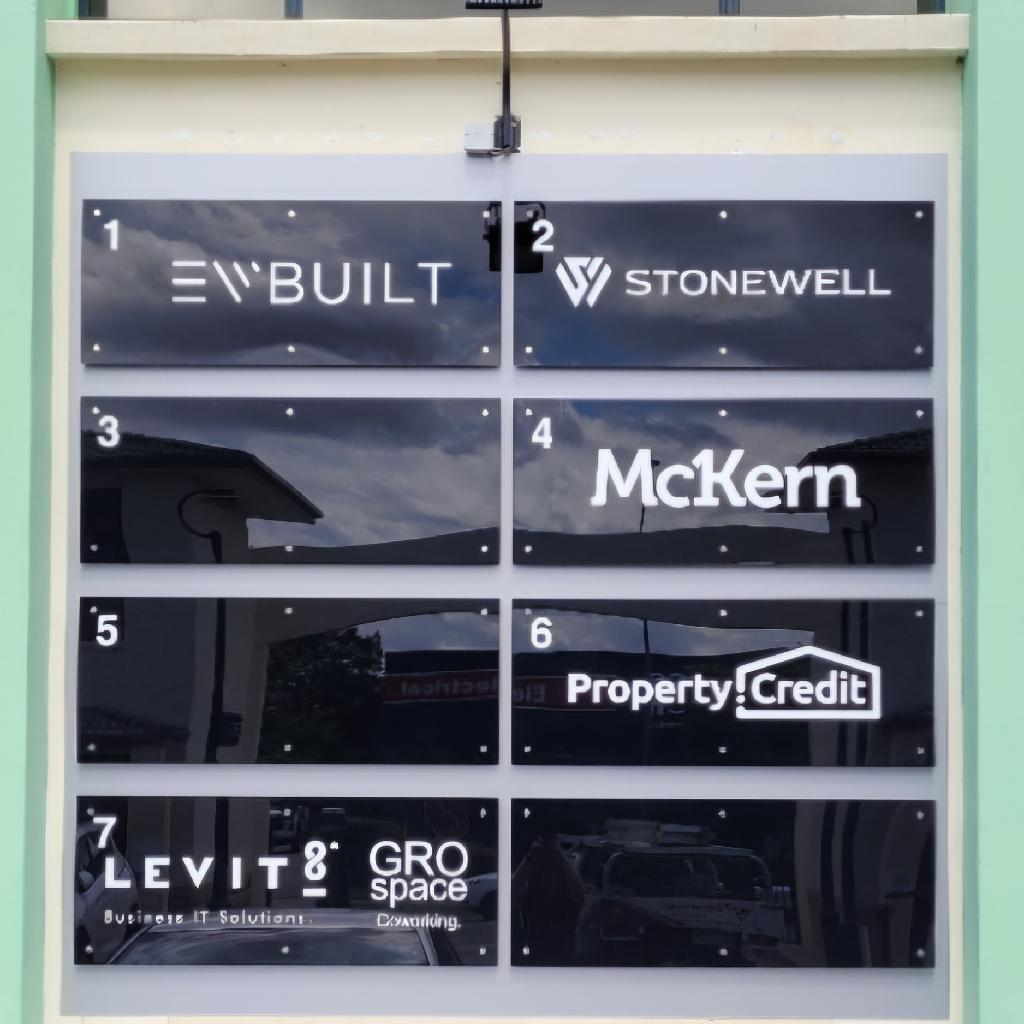 Directory board large scale outside