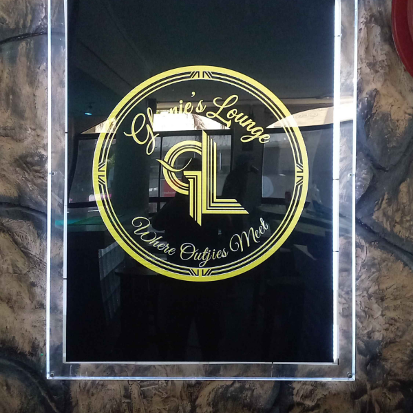 LED Backlit Perspex Signage