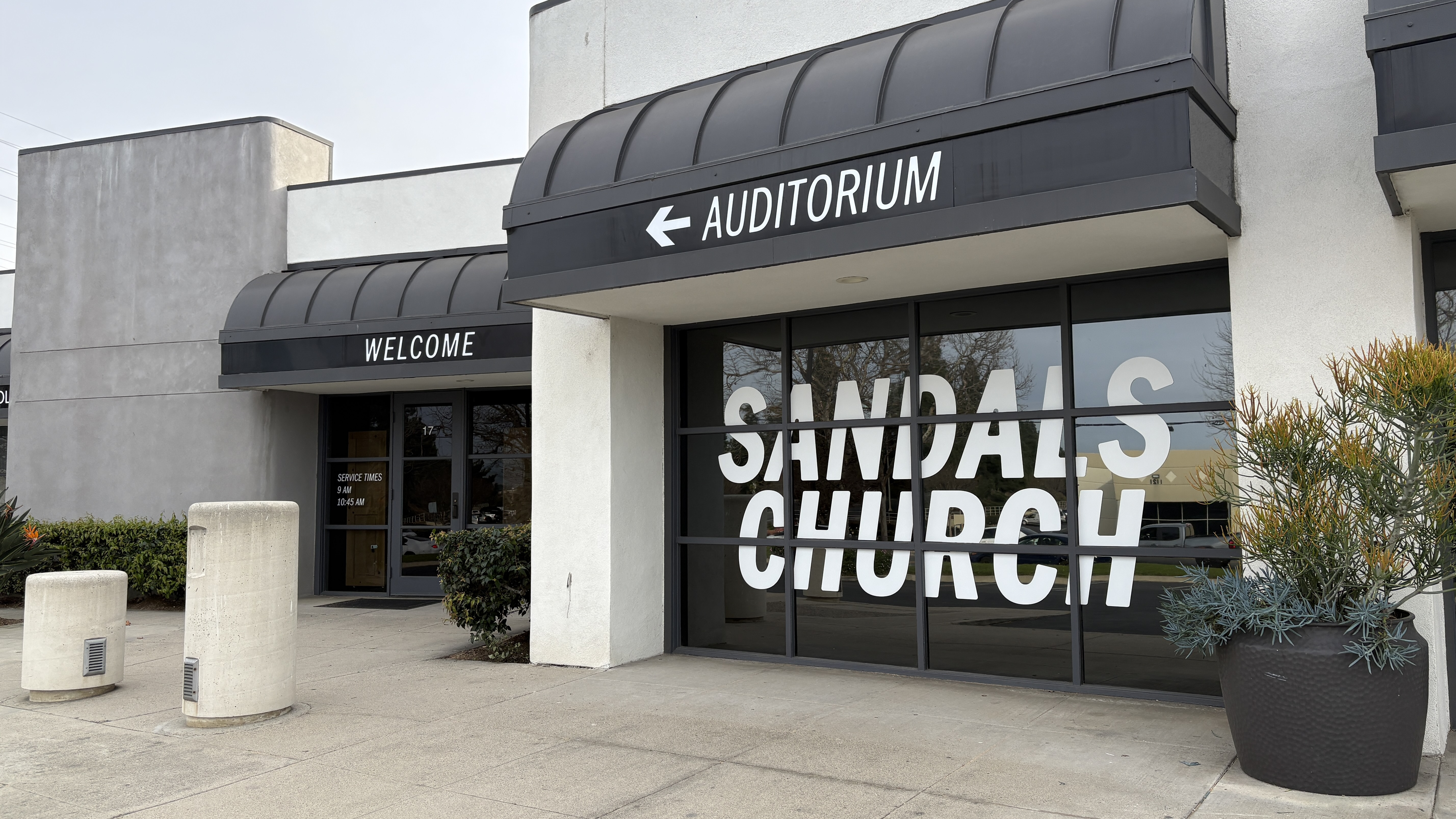 Window Decals for Sandals Church Corona