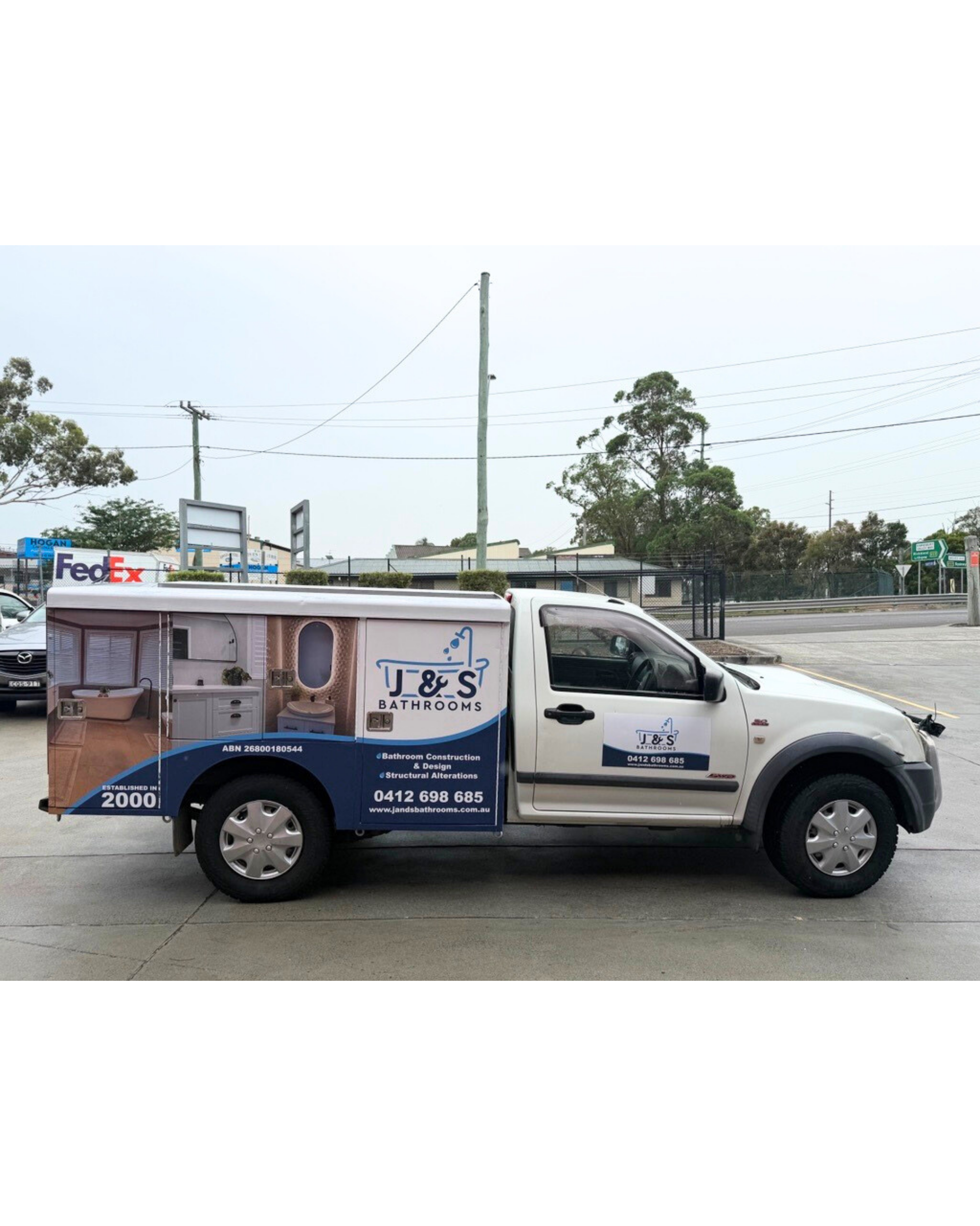 Full Toolbox Wrap for J&S Bathrooms