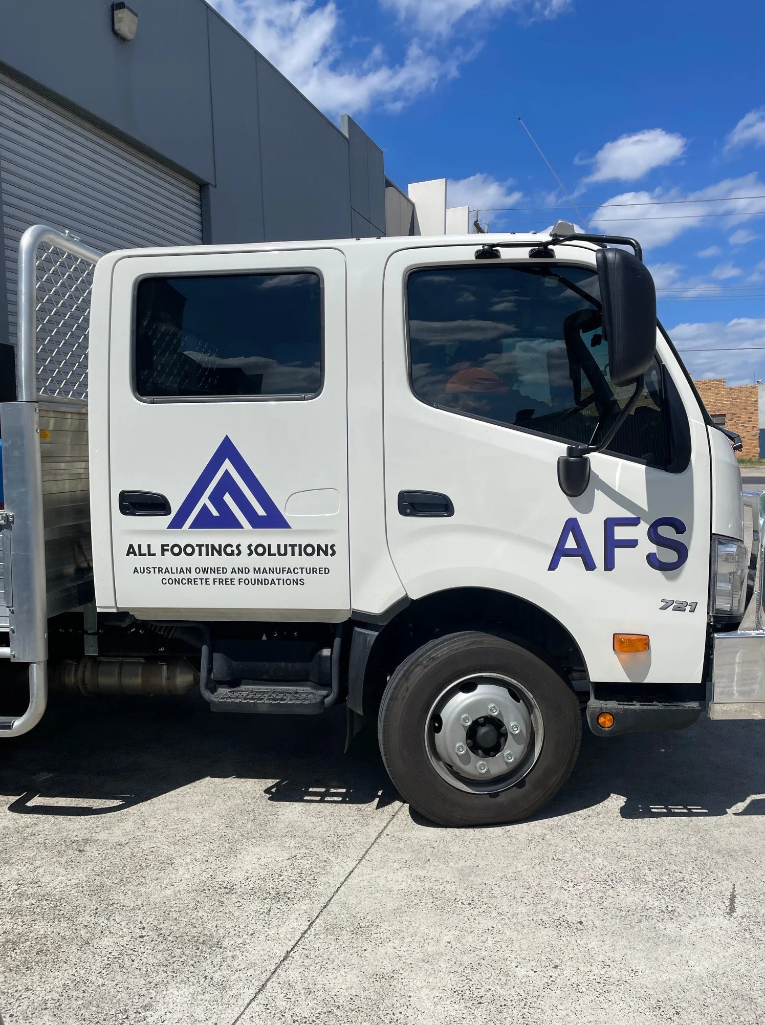 Truck Signage - All Footings Solutions - Reservoir VIC.