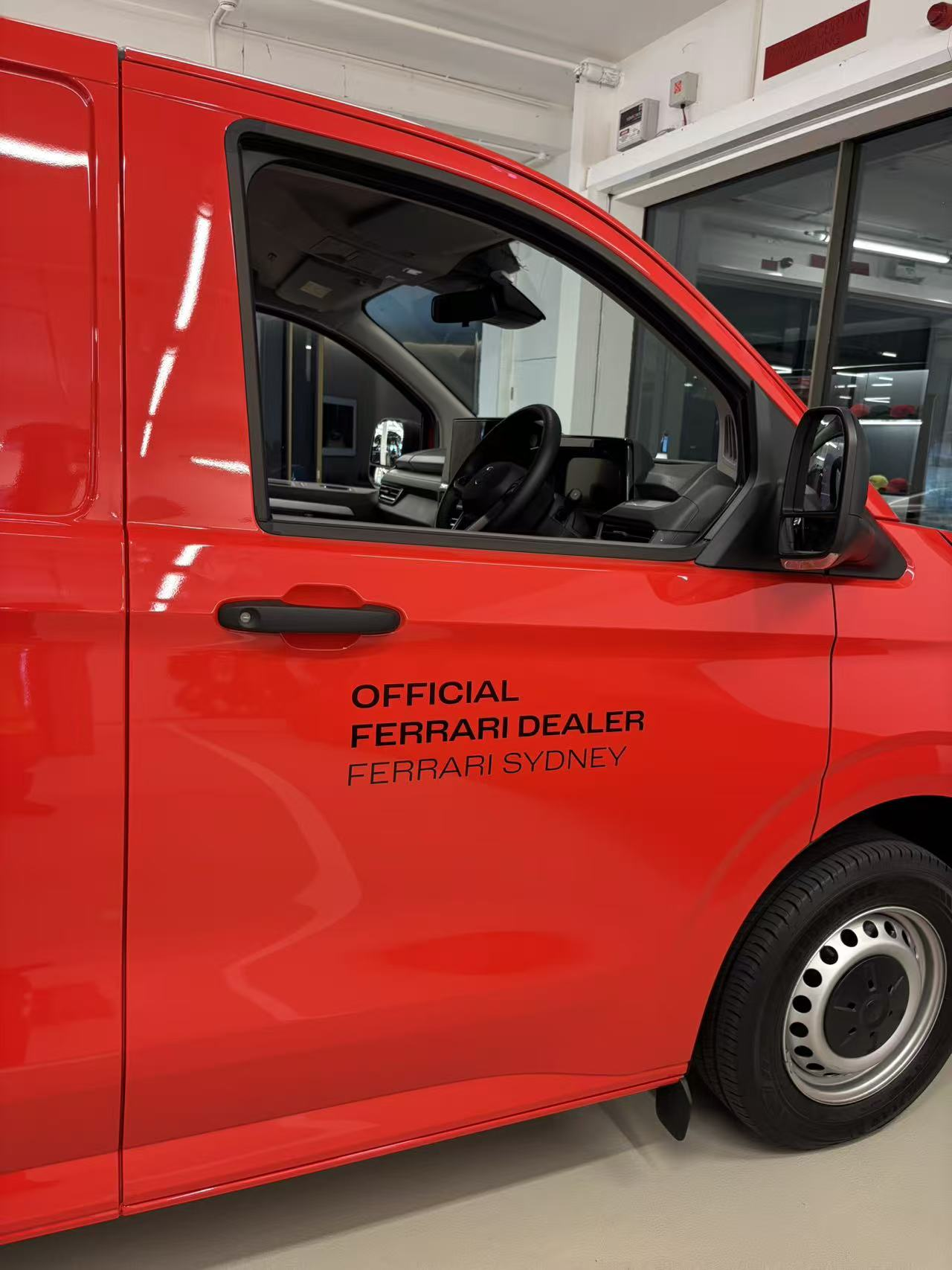 High-Impact Fleet Wrap for Ferrari – Commercial Van Transformation by Signarama Chatswood